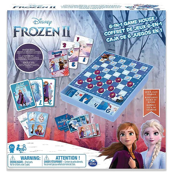 Joc De Societate 6 In 1 Spin Master Frozen 2 6053753 5 Ani 2 4 Jucatori