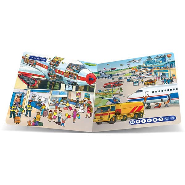 Carte interactiva RASPUNDEL ISTETEL Mijloace de transport 28734, 3 ani+, multicolor