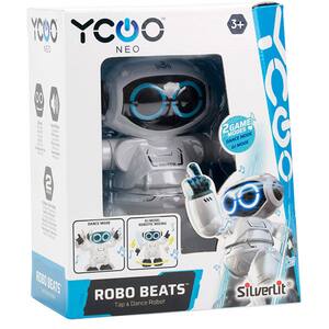 Robot interactiv AS Silverlit Ycoo 7530-88587, 3 ani+, alb-negru
