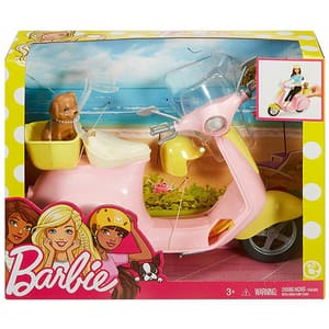Scooter BARBIE MTFRP56, 3 ani+, roz-galben
