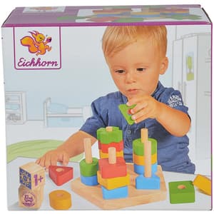 Joc educativ EICHHORN Sortare forme geometrice 100002087, 12 luni+, 21 piese