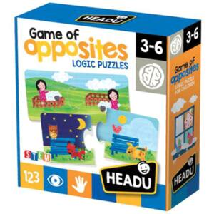 Puzzle HEADU S.T.E.M. - Jocul lucrurilor opuse HE20805, 3 ani+, 32 piese