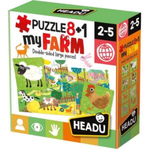 Puzzle HEADU Ferma HE20508, 2 fete, 2 ani+, 32 piese