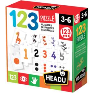 Puzzle HEADU Teacher Tested -123 HE21093, 3 ani+, 27 piese