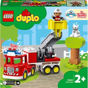 LEGO Duplo: Camion de pompieri pentru salvare 10969, 2 ani+, 21 piese