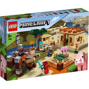 LEGO Minecraft: The Illager Raid 21160, 8 ani+, 562 piese