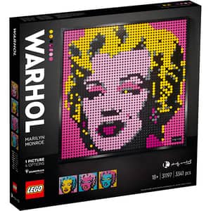 LEGO Art: Andy Warhol's Marilyn Monroe 31197, 18 ani+, 3341 piese