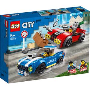 LEGO City: Arest pe autostrada al politiei 60242, 5 ani+, 185 piese
