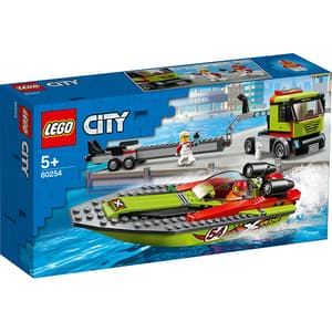 LEGO City: Transportor de barca de curse 60254, 5 ani+, 238 piese