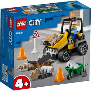 LEGO City: Camion pentru lucrari rutiere 60284, 4 ani+, 58 piese