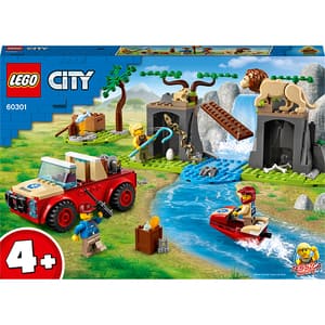 LEGO City: Masina de teren pentru salvarea animalel 60301, 4 ani+, 157 piese