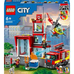 LEGO City: Remiza de pompieri 60320, 6 ani+, 540 piese