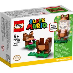 LEGO Super Mario: Costum de puteri - Mario Tanooki 71385, 6 ani+, 13 piese