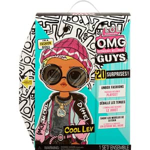 Papusa LOL Surprise OMG Guys Doll - Cool Lev 576716EUC, 3 ani+, multicolor 