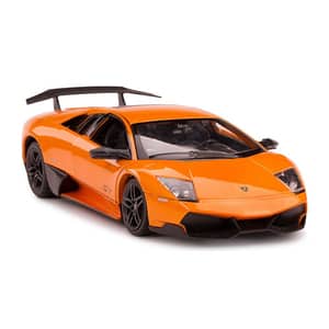 Masinuta RASTAR Lamborghini Murcielago LP670-4, 3 ani+, portocaliu-negru