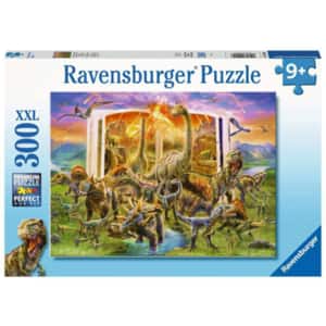 Puzzle RAVENSBURGER Cartea dinozaurilor RVSPC12905, 9 ani+, 300 piese
