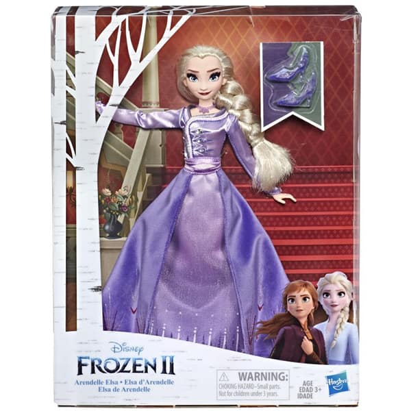 Manufacturer Tactile sense Royal family Papusa FROZEN Disney Frozen II Elsa din Arendelle E6844, 3 ani+, mov