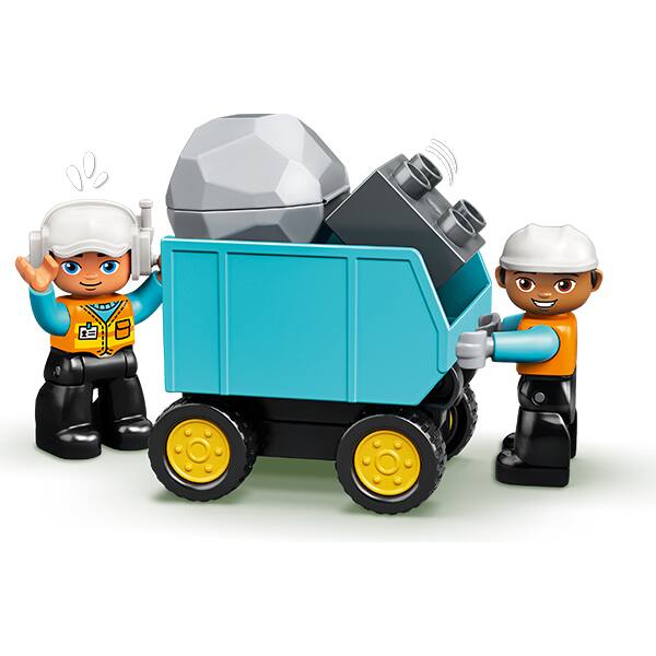 LEGO Duplo: Camion si excavator pe senile 10931, 2 ani+, 20 piese