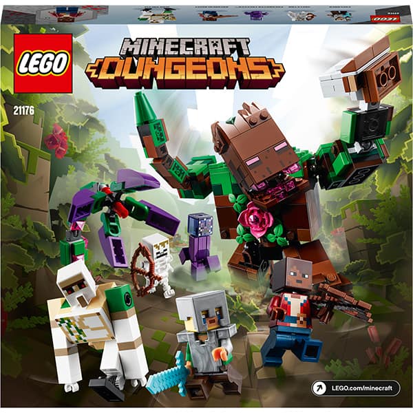 LEGO Minecraft: Monstrul din jungla 21176, 8 ani+, 489 piese