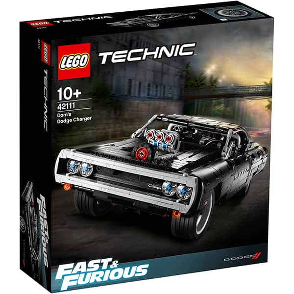 LEGO Technic: Dom's Dodge Charger 42111, 10 ani+, 1077 piese