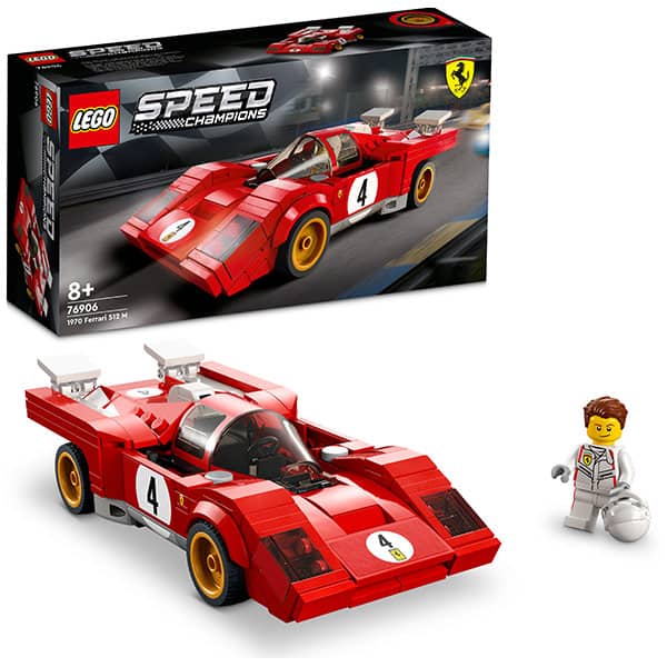 LEGO Speed Champions: 1970 Ferrari 512 M 76906, 8 ani+, 291 piese