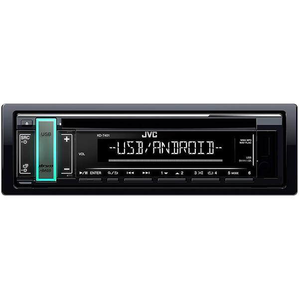 Cd Player Auto Jvc Kd T401 4 X 50w Cd Usb