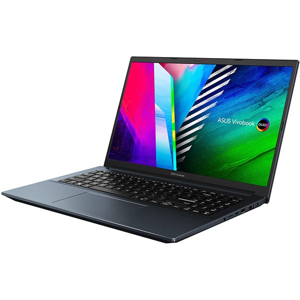 Laptop ASUS Vivobook Pro 15 OLED K3500PA-L1042, Intel Core i5-11300H pana la 4.4GHz, 15.6" Full HD, 8GB, SSD 512GB, Intel Iris Xe, Free Dos, Quiet Blue