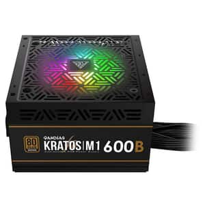Sursa de alimentare GAMDIAS Kratos  M1 600B RGB, 600W, 120mm, KRATOS-M1-600B