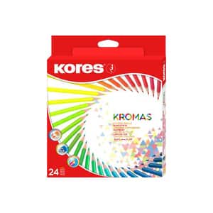 Creioane colorate KORES Kromas, 24 culori