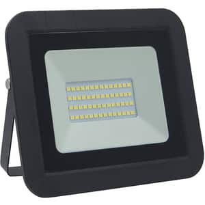 Proiector LED WELL LEDFC-SPARKLE30BK-WL, 30W, 2400 lumeni, IP65, negru
