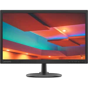 Monitor LED TN LENOVO D22-20, 21.5", Full HD, 75Hz, negru