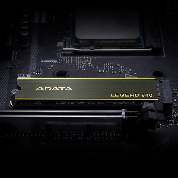 Solid-State Drive (SSD) ADATA Legend 840, 1TB, PCI Express 4.0 x4, M.2, ALEG-840-1TCS
