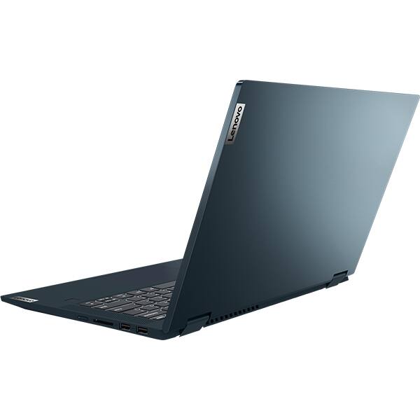 Laptop 2 in 1 LENOVO Flex 5 14ALC05, AMD Ryzen 5 5500U pana la 4.0GHz, 14" Full HD Touch, 8GB, SSD 256GB, AMD Radeon Graphics, Windows 10 Home, Abyss Blue