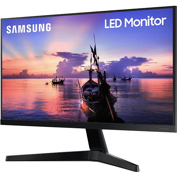 Monitor Gaming LED IPS SAMSUNG LF24T350FHRXEN, 24", Full HD, 75Hz, FreeSync, gri inchis