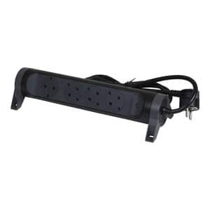 Prelungitor cu protectie LEGRAND L694530, 4 prize, 1.5m, negru-gri inchis