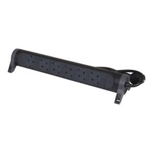 Prelungitor cu protectie LEGRAND L694540, 6 prize, 3m, negru-gri inchis