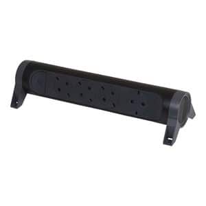 Multipriza LEGRAND L694545, 4 prize, negru-gri inchis