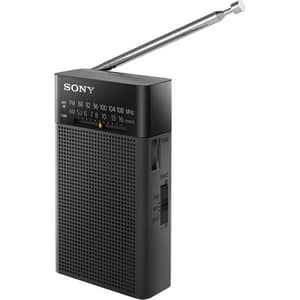 Radio portabil SONY ICF-P27, FM/AM, Baterii R6/LR6 x 2, negru