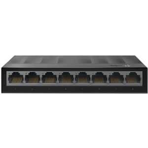 Switch TP-LINK LS1008G, 8 porturi Gigabit, negru