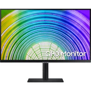 Monitor LED IPS SAMSUNG LS27A600UUUXEN, 27", QHD, 75Hz, AMD FreeSync, negru