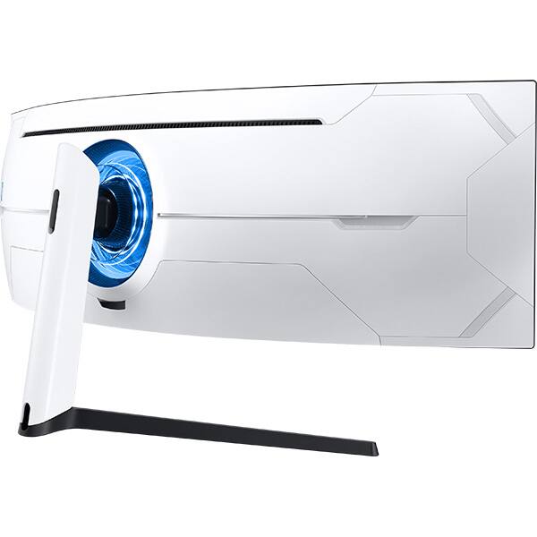 Monitor Gaming curbat Quantum Mini-LED SAMSUNG LS49AG950NUXEN, 49", Dual QHD, 240Hz, G-Sync, AMD FreeSync Premium Pro, negru-alb