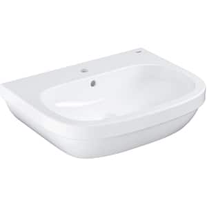 Chiuveta baie GROHE Euro Ceramic 39323000, montare pe perete, 65 x 51.5 cm, alb