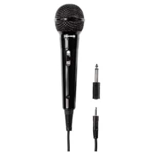 Microfon dinamic karaoke THOMSON M135, Jack 3.5 mm, negru