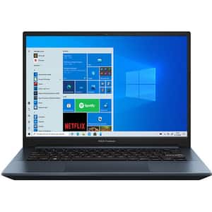 Laptop ASUS VivoBook Pro 14 OLED M3401QC-KM019T, AMD Ryzen 5 5600H pana la 4.2GHz, 14" 2.8K, 8GB, SSD 512GB, NVIDIA GeForce RTX 3050 4GB, Windows 10 Home, Quiet Blue