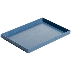 Tava SPIN Esk, 27 x 19 cm, lemn, albastru nocturn