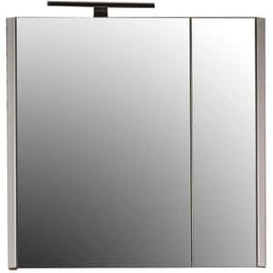 Dulap baie cu oglinda Woodart Nubio, 65 x 15 x 70 cm, alb