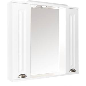 Oglinda baie cu dulap Badenmob Seria 172, 75 x 14 x 71 cm, alb