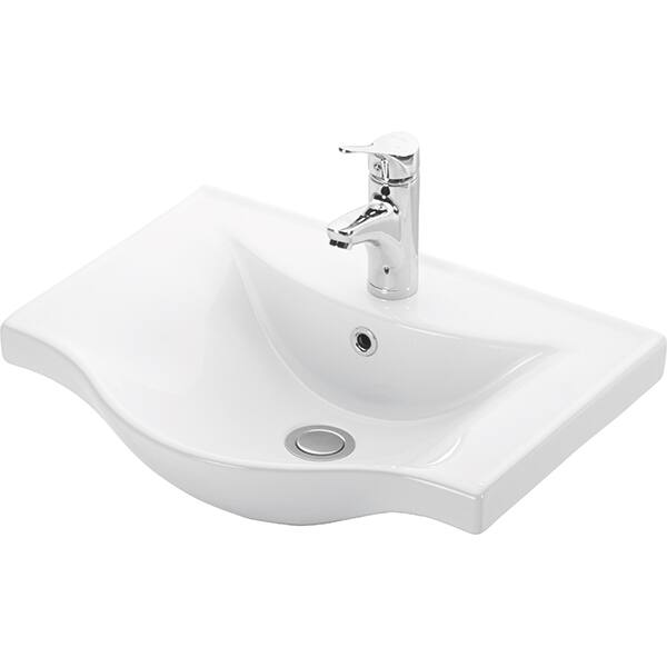 Set masca si lavoar Badenmob Seria 153, 56 x 45 x 81 cm, alb