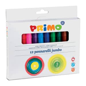 Markere PRIMO Jumbo, 12 culori