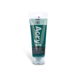 Tempera acrilica MOROCOLOR, 75 ml, verde smarald